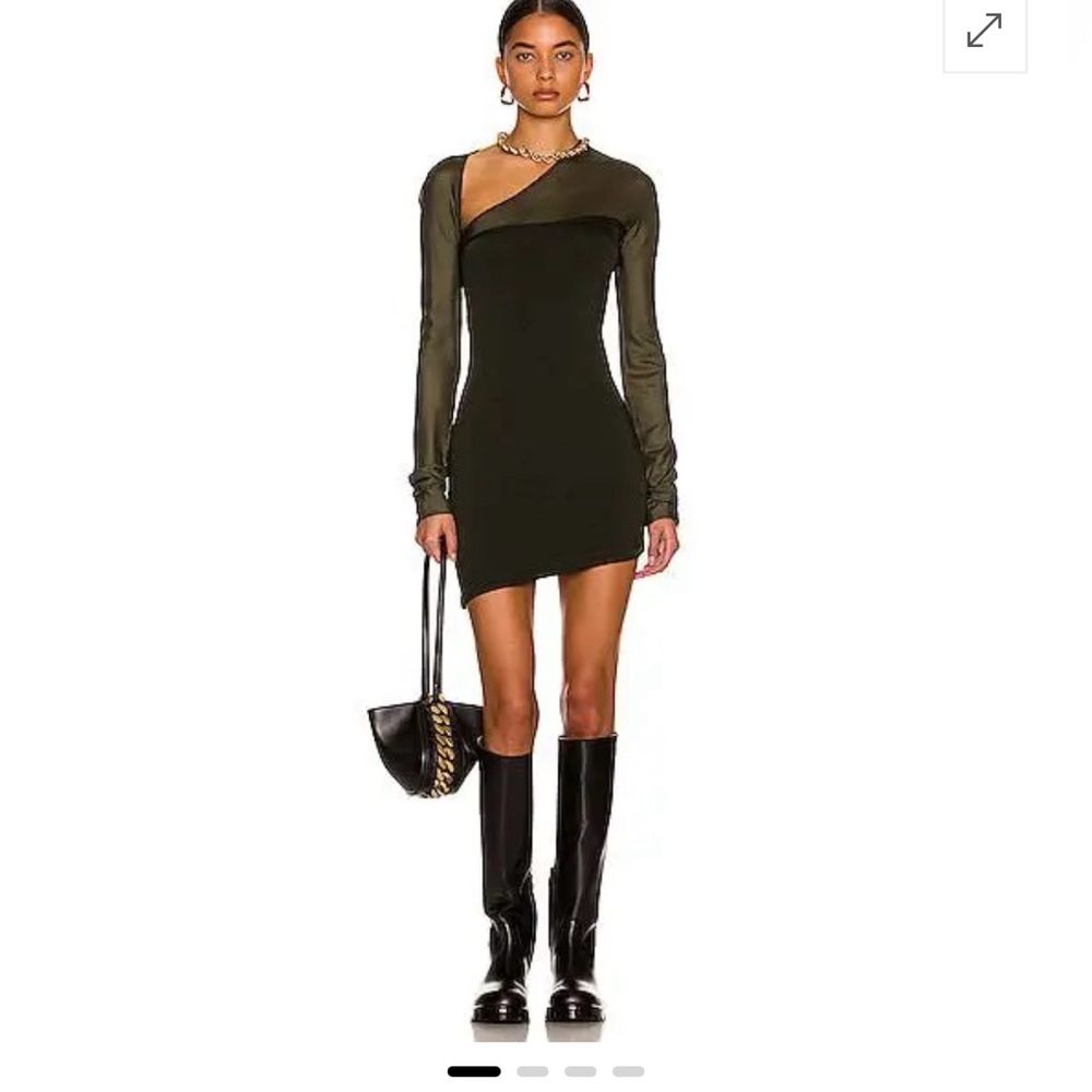 MUGLER Sheer Dress